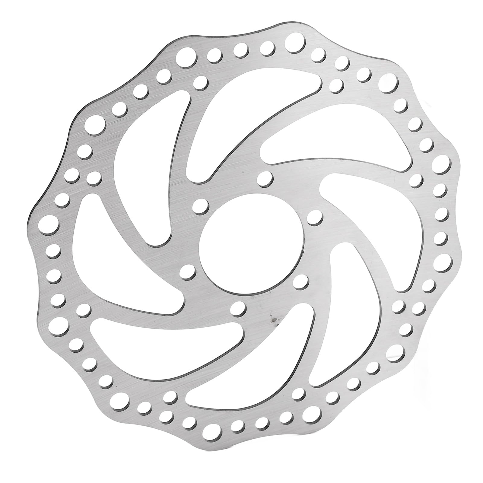 Steel Rotors, Stable Rustproof Easy To Install Inner Hole 37mm Bikes Disc Brake Rotor for Mountain Bikes (160mm)