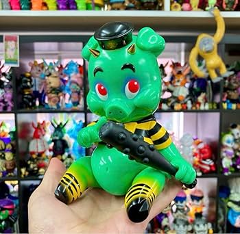 ブラックブックトイ　マウスジラ　おまけ3つ付き ソフビ BlackBook Toy マウスジラ Ron English Mousezilla ブラック