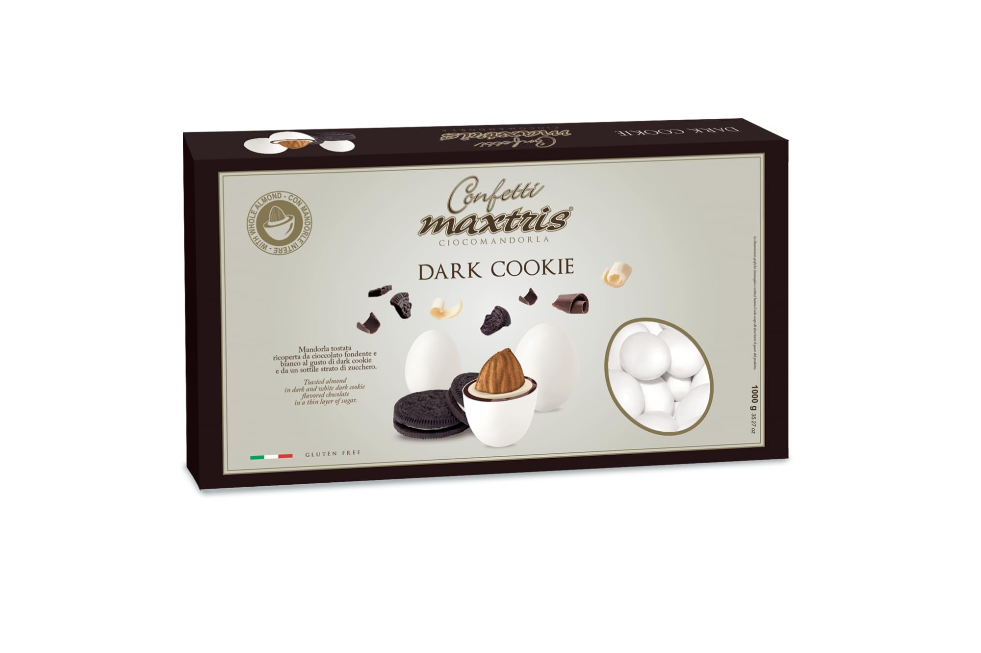 CIOCOMANDORLA MAXTRIS DARK COOKIE, scatola 1 kg