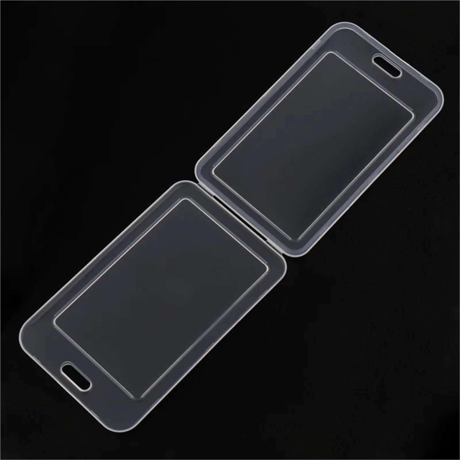 Lot de 20 porte-badges transparents rétractables pour cartes de visite, cartes de crédit, cartes bancaires, fournitures scolaires