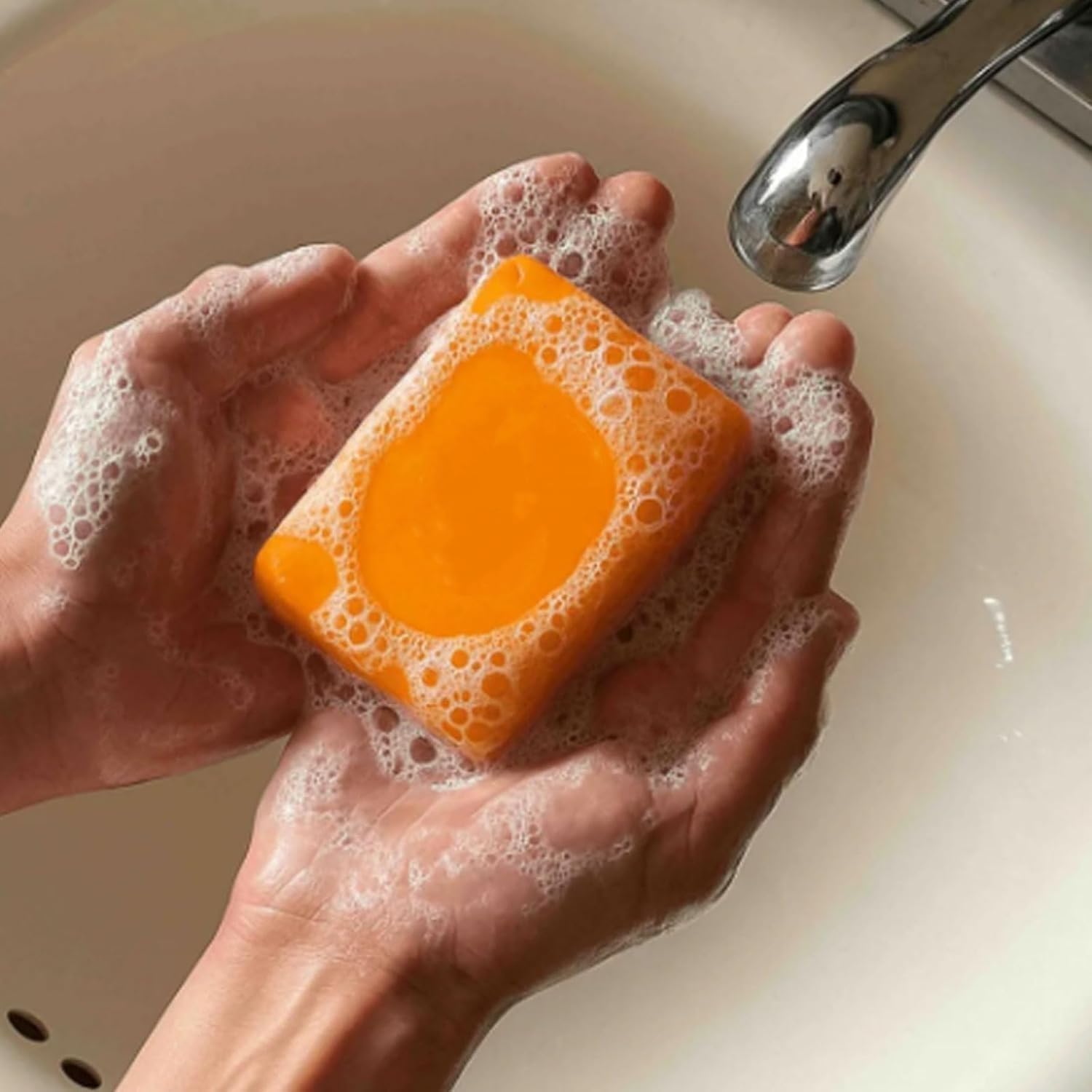 Mydło Swarva Persimmon, japońskie mydło persymonowe przeciwko zapachowi starszych osób, dezodoryzujące mydła z persymonami, usuwanie zapachu ciała, odżywcze i delikatne oczyszczanie odpowiednie dla