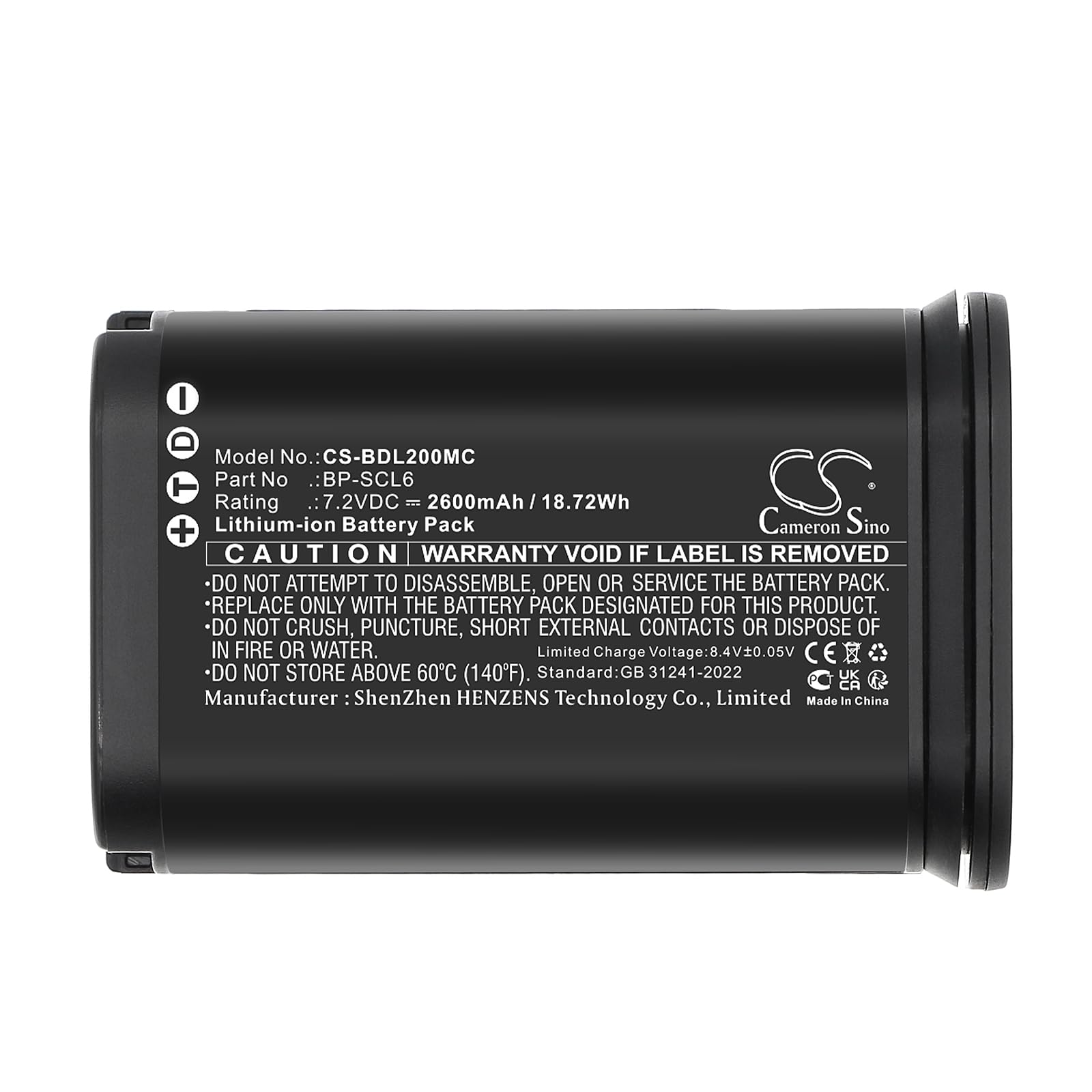 TECHTEK Batería 2600mAh Compatible con [Leica] Q2, Q3, SL2, SL2S sustituye 19 531, BP-SCL6 FBA