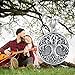 Lattd Tree of Life Pendant Necklace 925 Sterling Silver Nordic Norse Jewelry Gift for Men Women (02-Tree of Life Medallion-Silver)