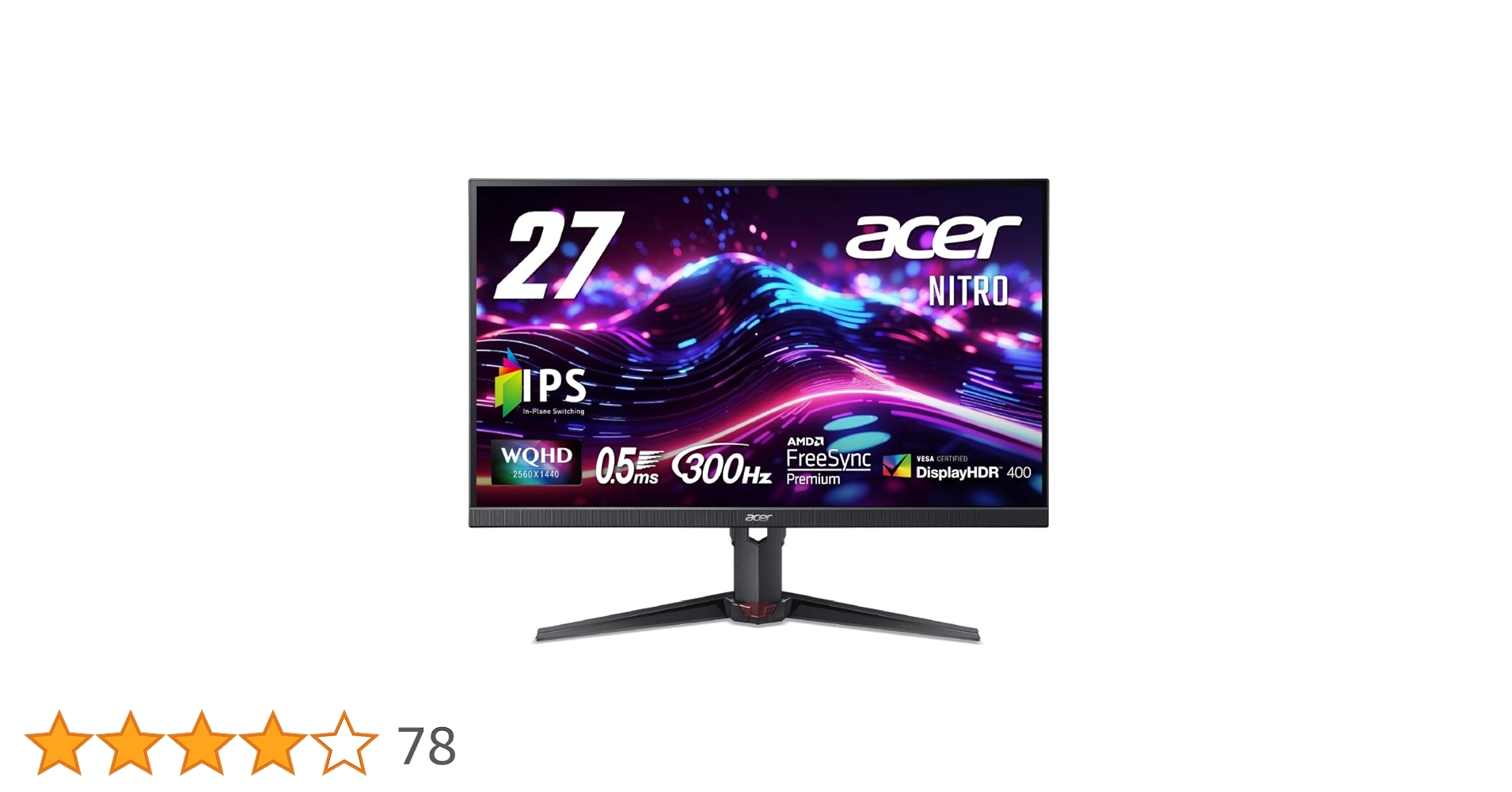 Amazon.co.jp: Acer Nitro ゲーミングモニター 27インチ WQHD