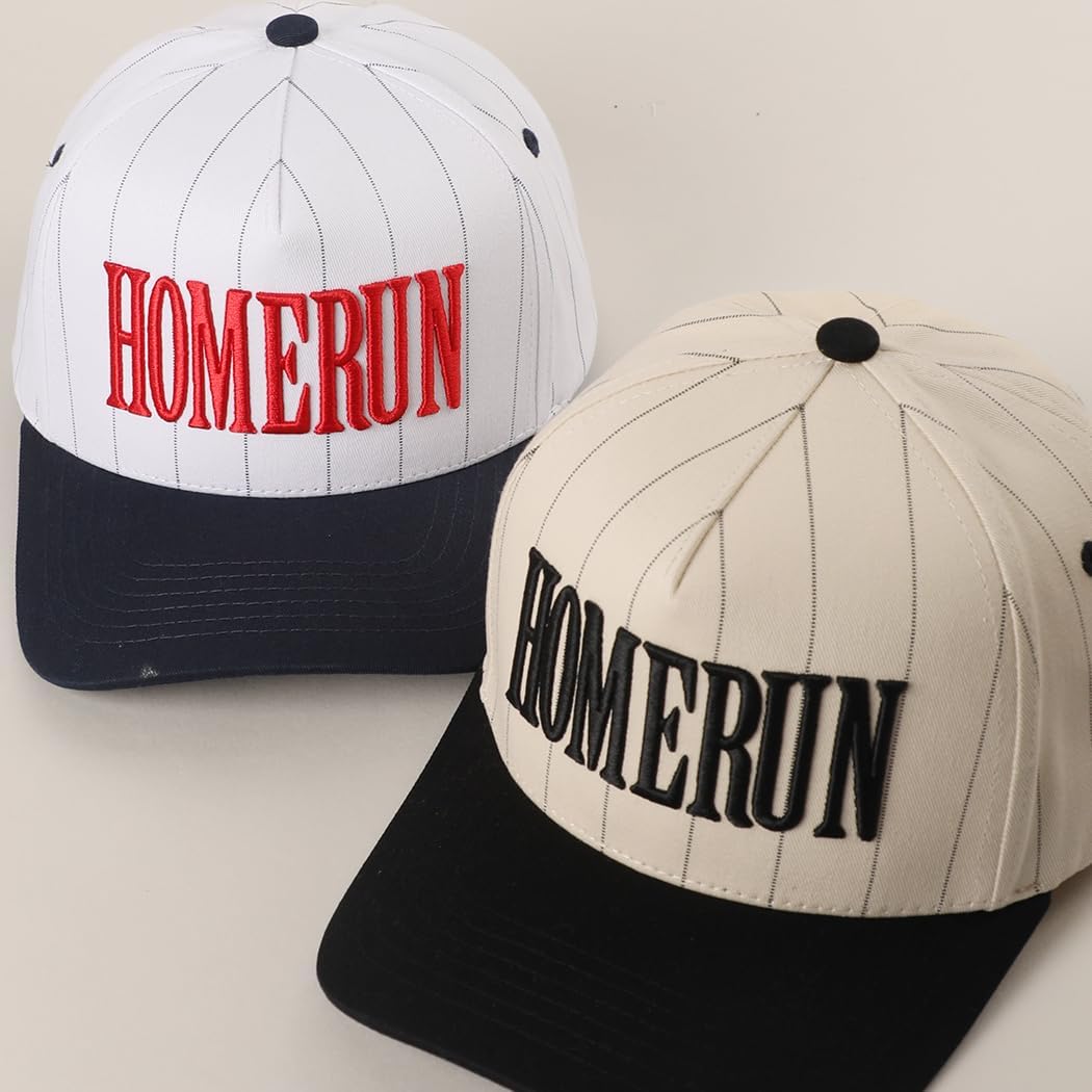 MIRMARU 3D Embroidered Trucker Hat – 5 Panel Cotton Baseball Cap with Fun Text Designs – Adjustable for Men and Women
