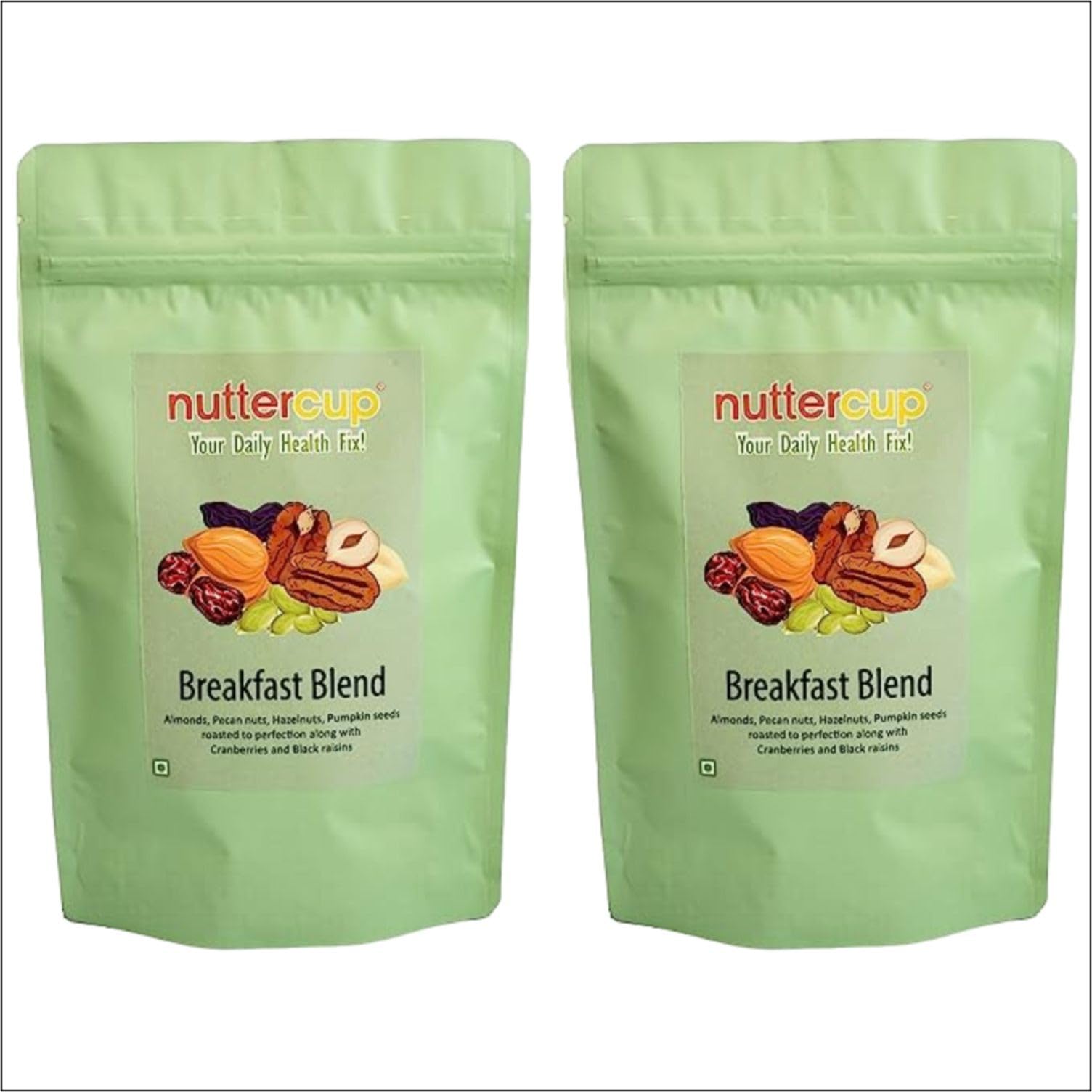 nuttercup Breakfast Mix | Assorted Seeds & Nuts | High Protein & Antioxidants | Healthy Diet Snacks | 200gms