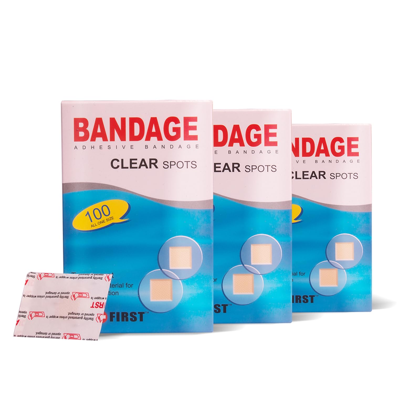 300 vendas adhesivas de tela flexible de 0.87 pulgadas de diámetro para el cuidado de heridas y oculta las manchas de la piel, ideal para pequeñas incisiones
