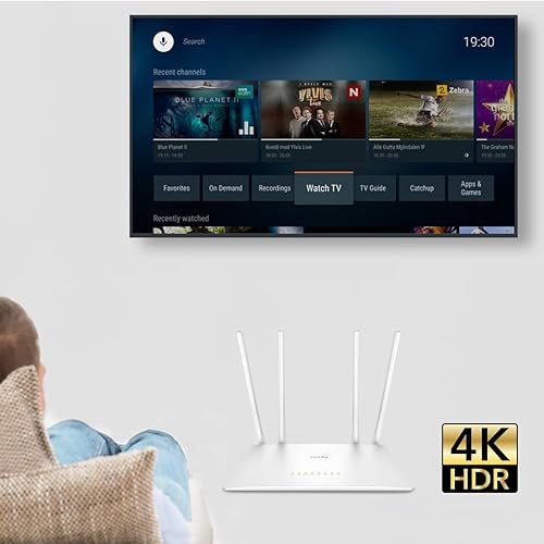 Miniatura 8 de Cudy Extensor de enrutador WiFi inteligente AC1200, punto de acceso, WISP, banda dual de 5 GHz, LAN de 10/100 Mbps, antenas 4x5dBi, VPN, WiFi para