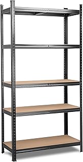 MasterSpec 1.8x0.9M Garage Shelving, Warehouse Rack Pallet Racking System Rack Storage Shelves Industrial Commercial Organ...