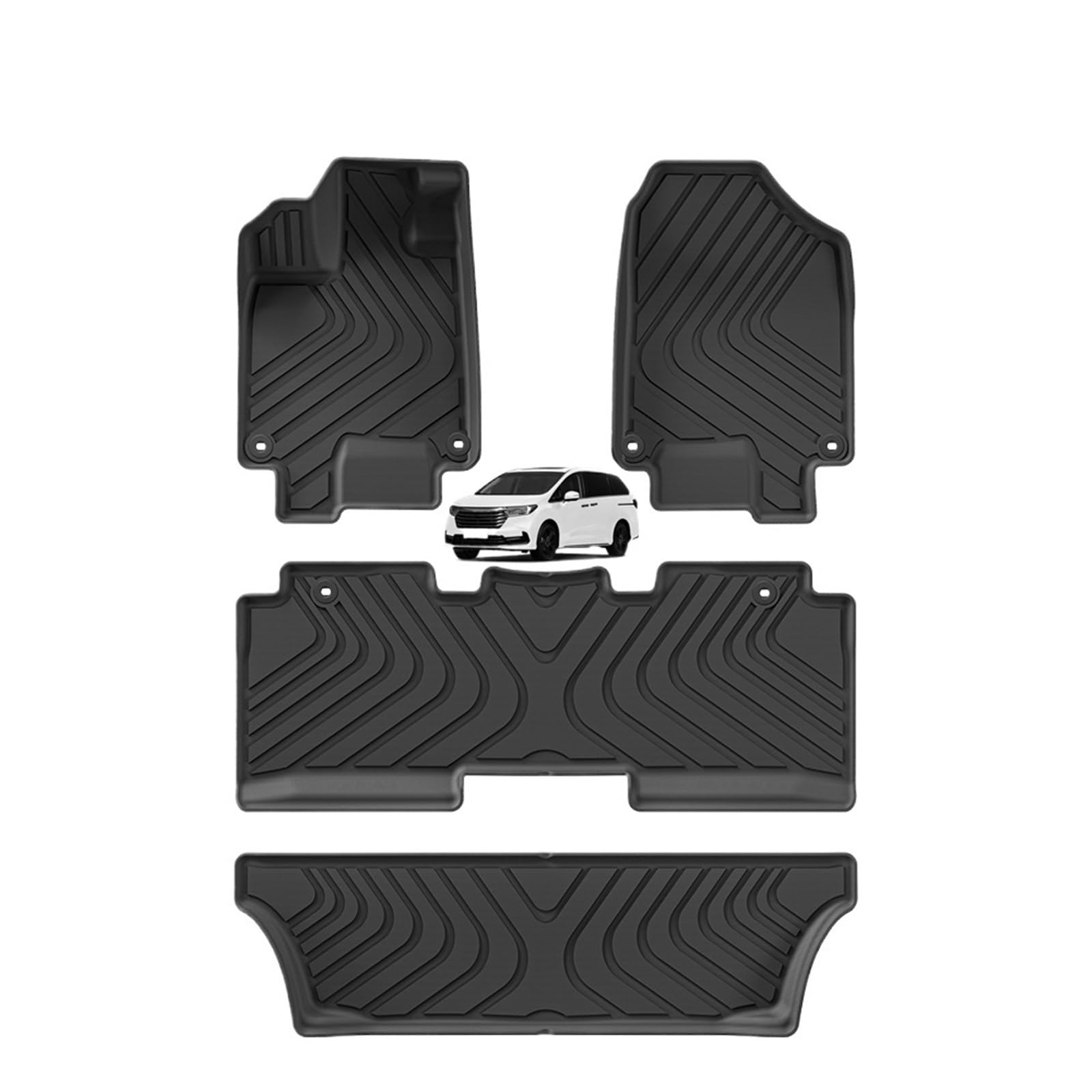 TPE 3D Carpet Floor Mat Compatible with H Odyssey 2018-2024 Fuel — view 2