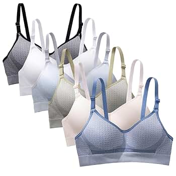 Amazon.com: GAOIYO Teen Girls Training Bra Cotton Wire Free