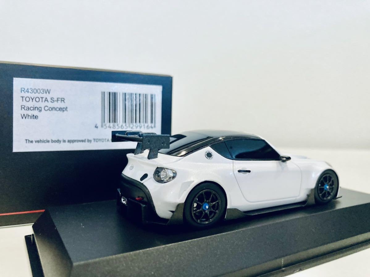 京商 1/43 トヨタ S-FR レーシング コンセプト ホワイトKyosho 1/43 トヨタ S-FR レーシングコンセプト（ホワイトパール