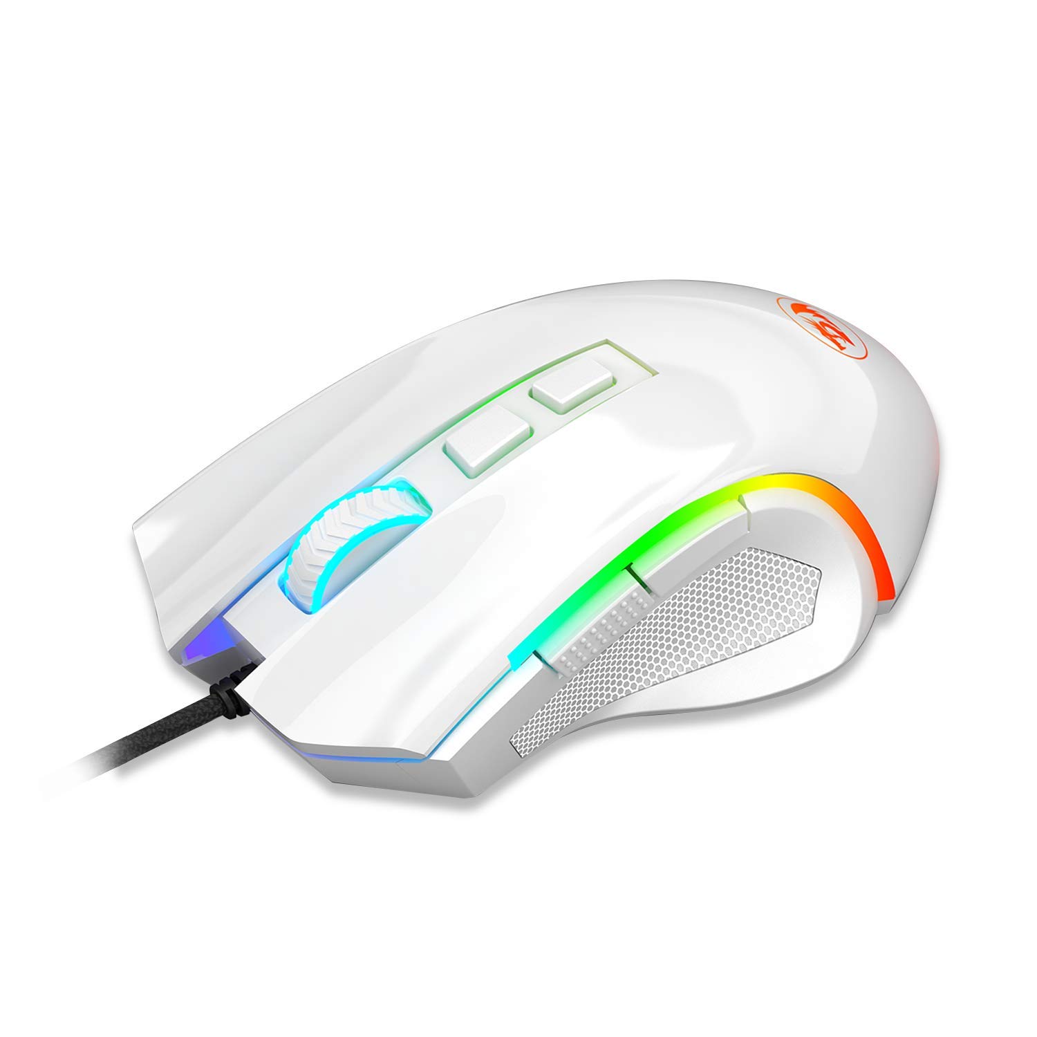 Redragon M602 Griffin RGB Gaming Mouse, RGB Spectrum Backlit Ergonomic