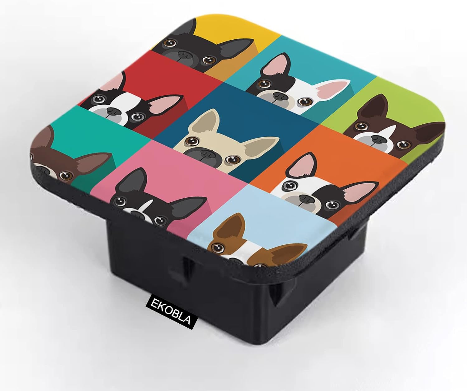 EKOBLA Dog Hitch Cover Rubber 2 Inch Cute Fun Cartoon