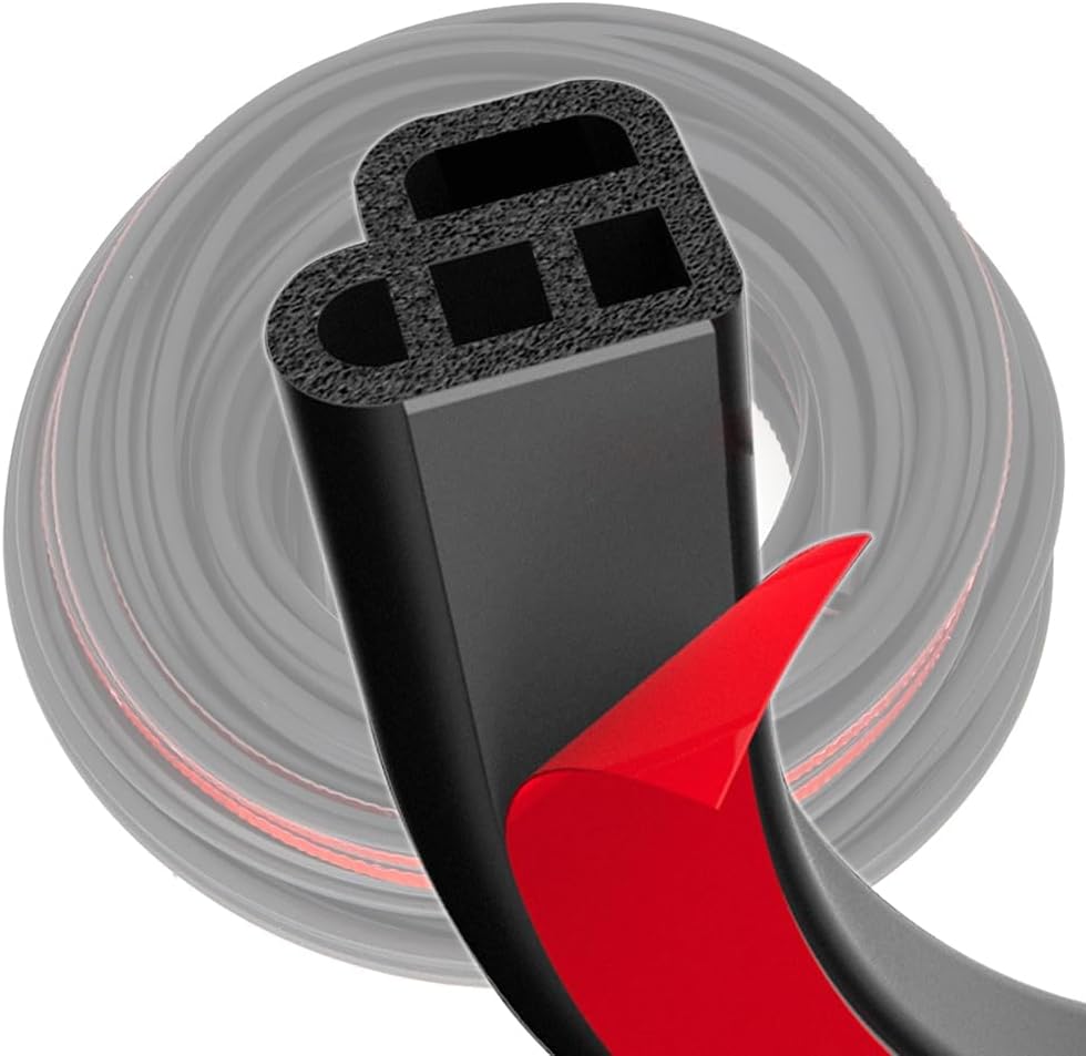 car Door Seal Strip for 2023 2024 2025 Chevy Colorado, Soundproof Waterproof dustproof car Weather Stripping,New Thickened car Door Rubber Sealing Strip,Engine Hood + Trunk