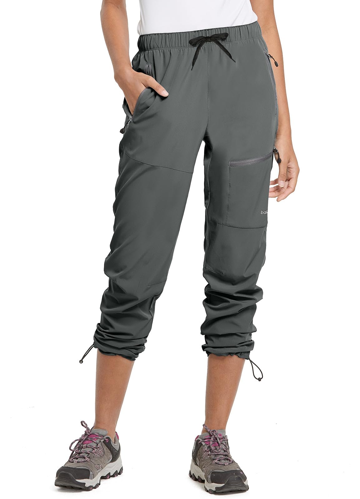 BALEAF Pantaloni Trekking Donna UPF 50+ Asciugatura Rapida Pantaloni Cargo Donna Traspiranti Impermeabile