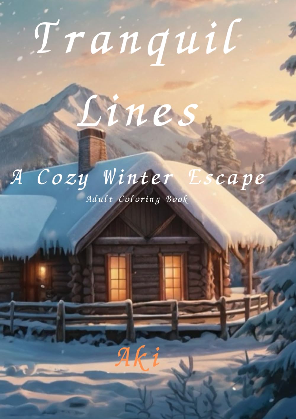 Tranquil Lines: A Cozy Winter Escape:Adult Coloring Book