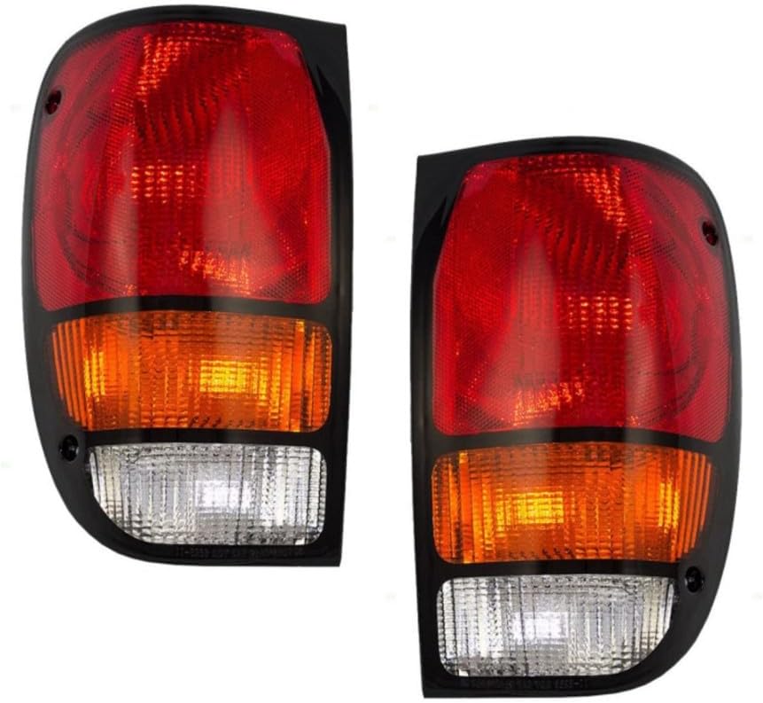 For Mazda B2300 1994-1997/B2500 1998-2000/B3000/B4000 1994-2000 Tail Light Pair Driver and Passenger Side For MA2800108, MA2801108 | ZZM0-51-160P1, ZZM0-51-150P1