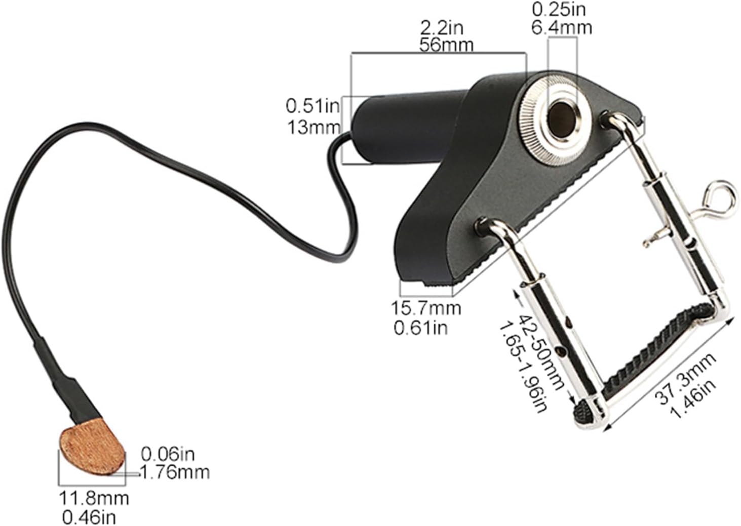 ポータブル ピエゾ バイオリン ピックアップ アコースティック サウンド バイオリン ブリッジ ピックアップ プロ バイオリン ヴィ