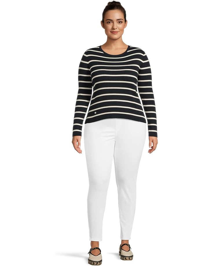 Lauren Ralph Lauren Striped Rib-Knit Crew Neck Sweater - #5 of 5