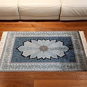 RUG Handgemaakte Oosterse Perzische 100% Zijde tapijt Tapijt voor de woonkamer Ouzyu (Size : 91x137cm)