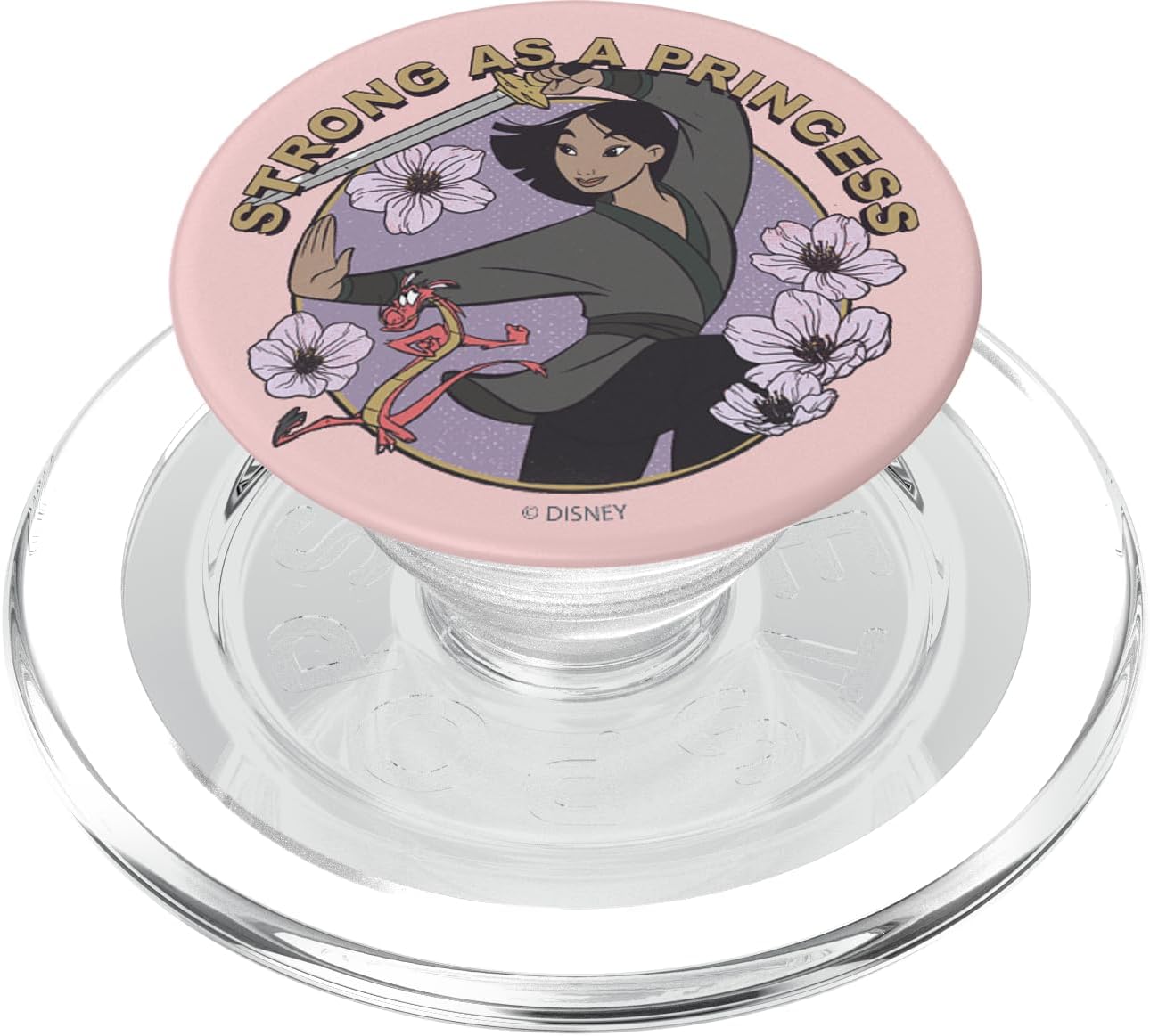 Disney Mulan Strong As A Princess PopSockets MagSafe PopGrip for iPhone