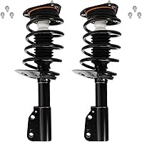 Vista 253 de Detroit Axle - 4 brazos de control de extremo delantero para Nissan Frontier Xterra 2000-2004 Brazos de control inferior y superior con rótulas