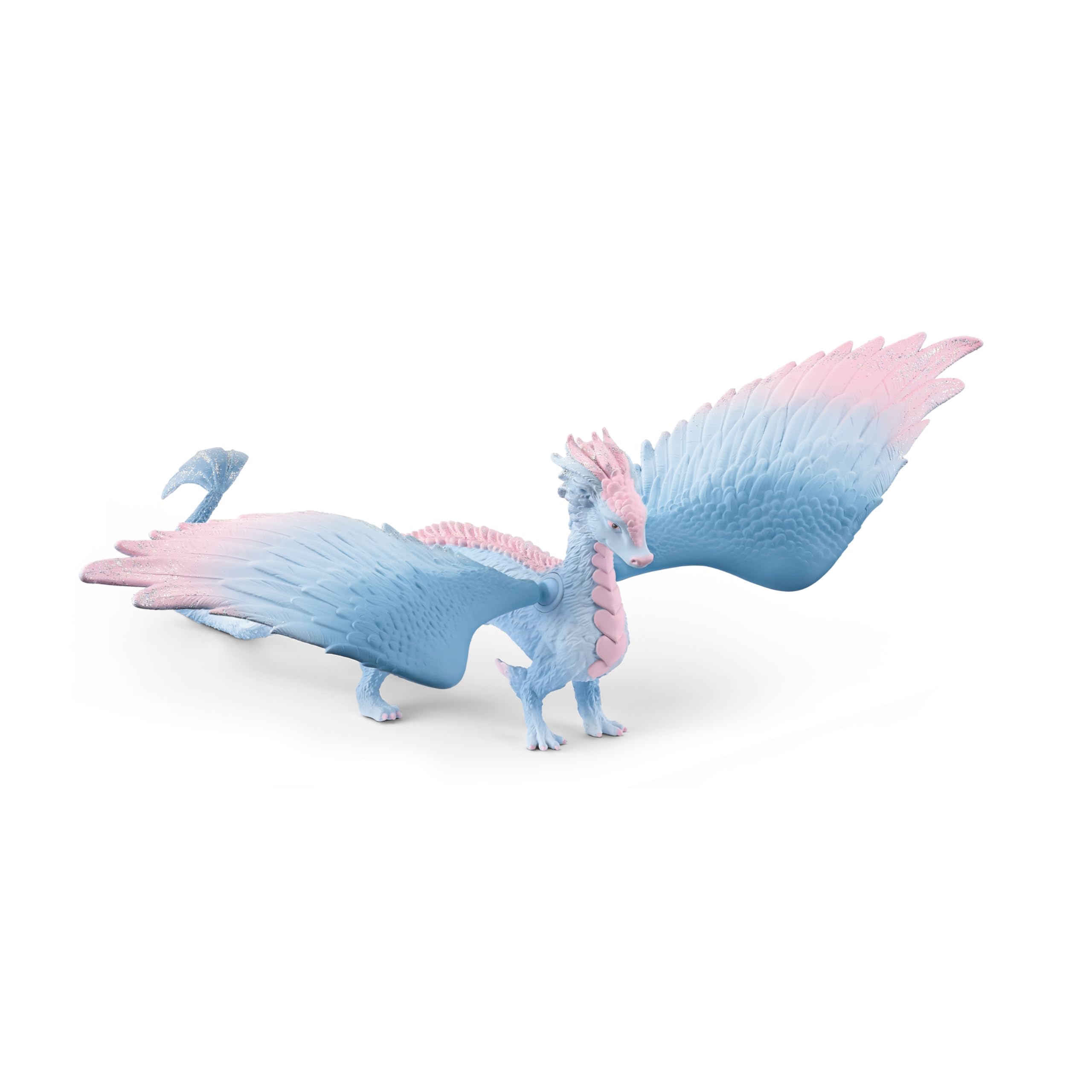 SCHLEICH Bayala, 13” Crystal Dragon Toy with Movable Wings, Fantasy Creature with Glittering Body and Tail - Image 3