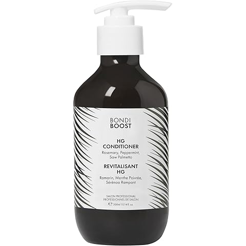 BONDIBOOST HG Anti-Thinning Hair Conditioner [10.14 fl oz] - Hydrating Hair Conditioner with Aloe Vera, Rosemary & Saw Palmetto, Promotes Thicker + Stronger-Looking Hair for Men & Women, Sulfate-Free