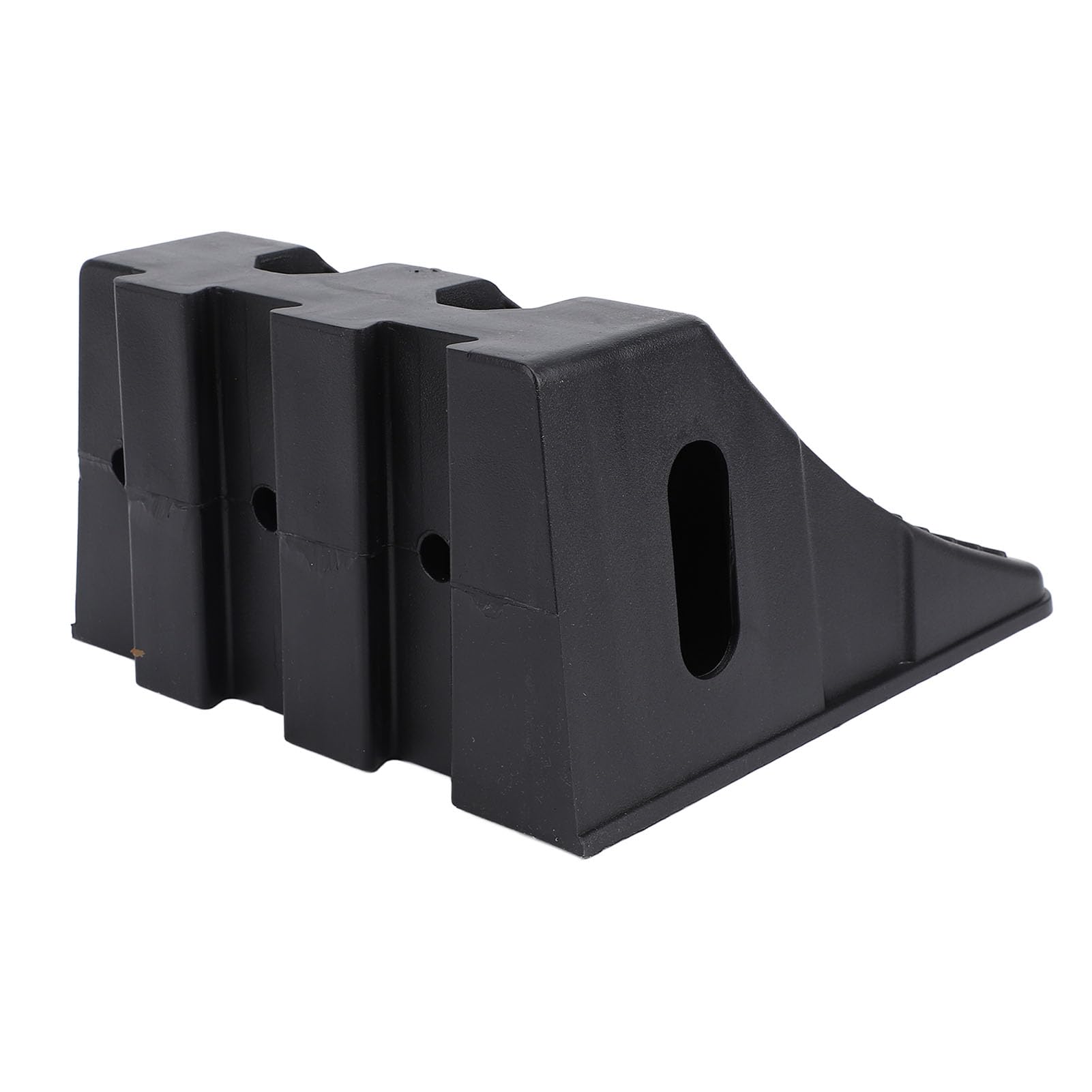 Cuña para Ruedas 2 Unidades, Antideslizante Estable Alta Resistencia en HDPE 225 x 180 x 120 mm para Remolques de Viaje Caravanas y Furgonetas