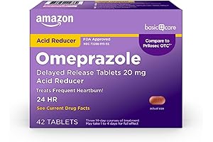 Amazon Basics Omeprazole: Fast Heartburn Relief at a Low Price