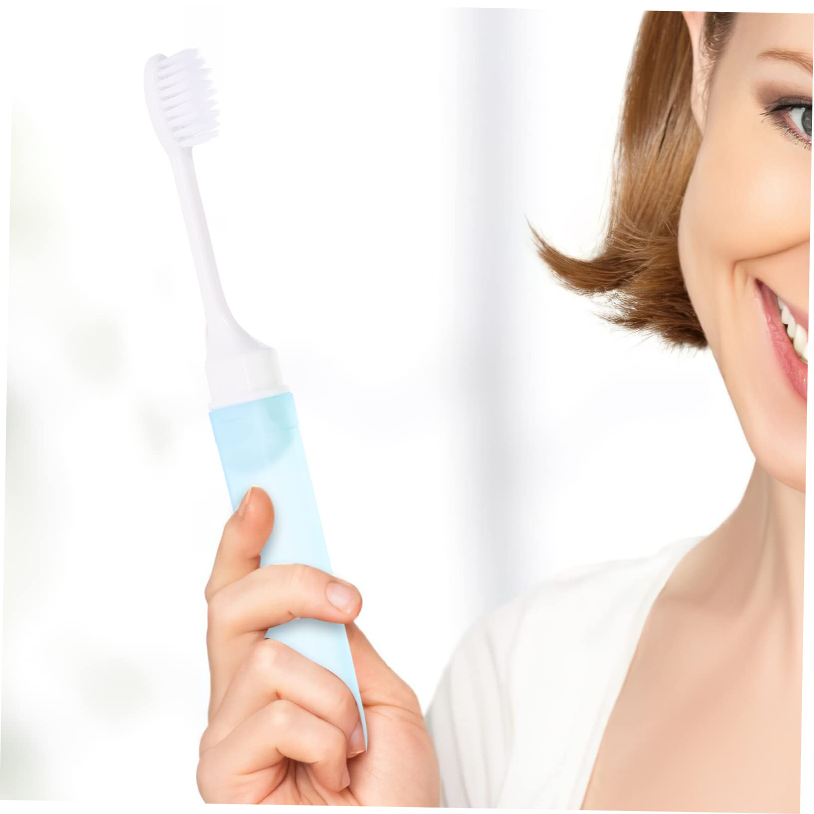 Healvian 30piezas Cepillos De Dientes Plegables Portátiles Para Viaje Para Camping y Uso Diario Diseño Compacto y Liviano