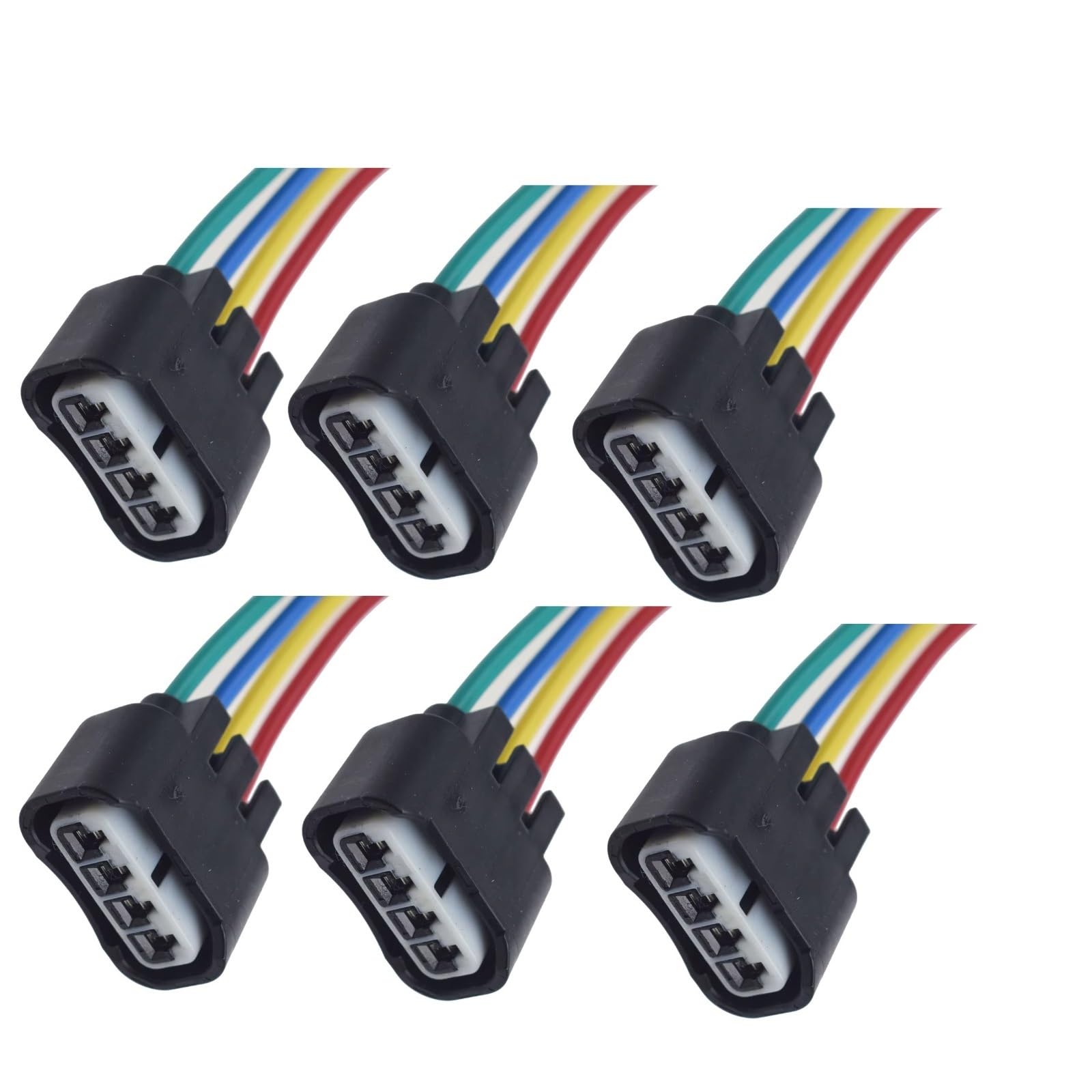Compatibile Con Pontiac Bobina Accensione Cablaggio Connettore Spina Impermeabile Kit Montaggio Ricambio 90980-11885 Connettore Bobina Spina(6 Pieces)