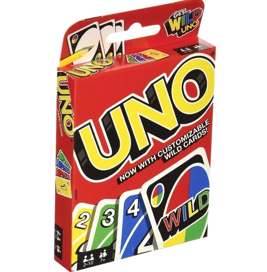 UNO - UNO Wild Cards Classic Game - Classic Family-Friendly Fun