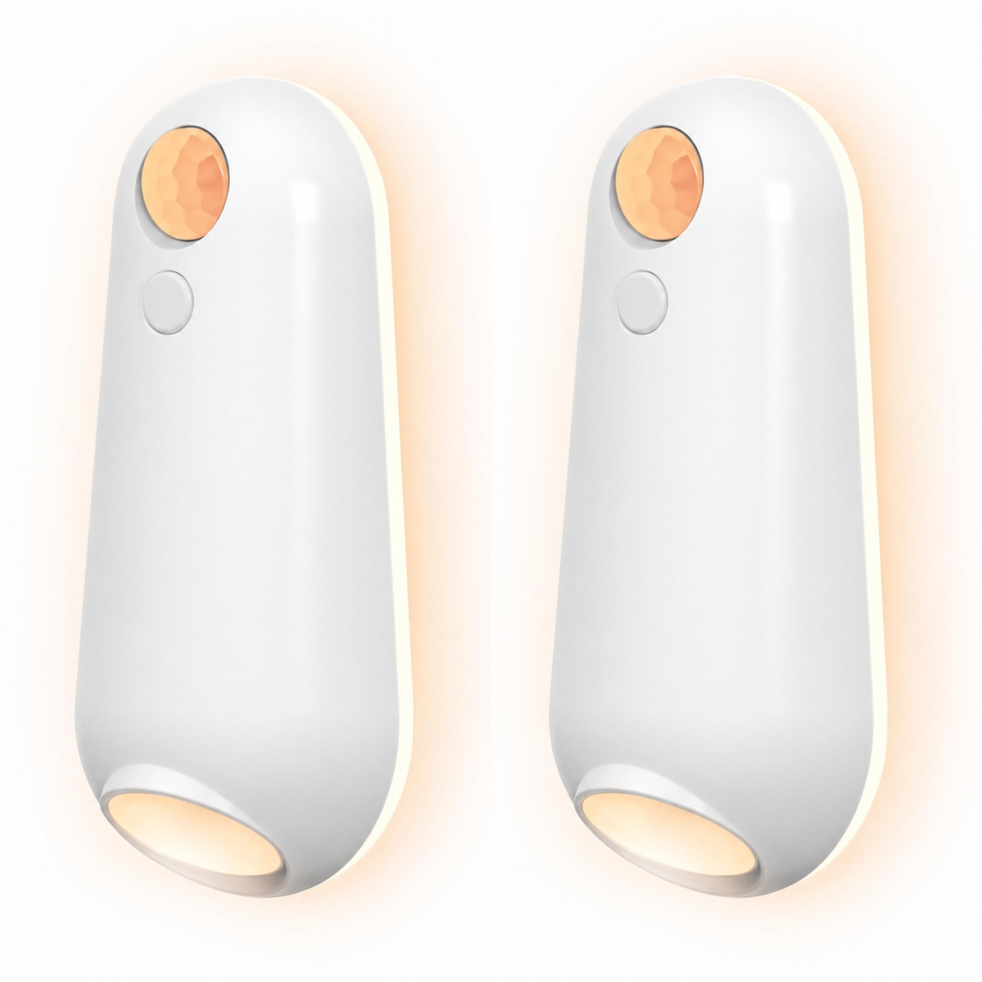 W-Direct White Motion Sensor Led Night Light Rechargeable (2 Pack | ) – 2-In-1 Toilet Bowl & Floor Corner Light, 16 Color Changing Rgb Night Lamp For Bathroom, Hallway, Stairs