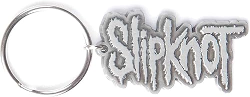 Slipknot Logo Metal Llavero Plata, plateado