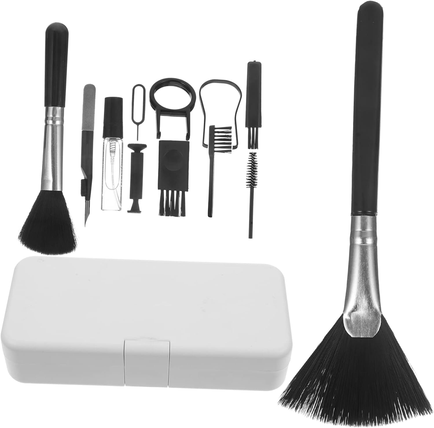 OUNONA 2sets Cleaning Tool for Electronics Earphone Headset Cleaning Brush and Keyboard Kit for Home Office