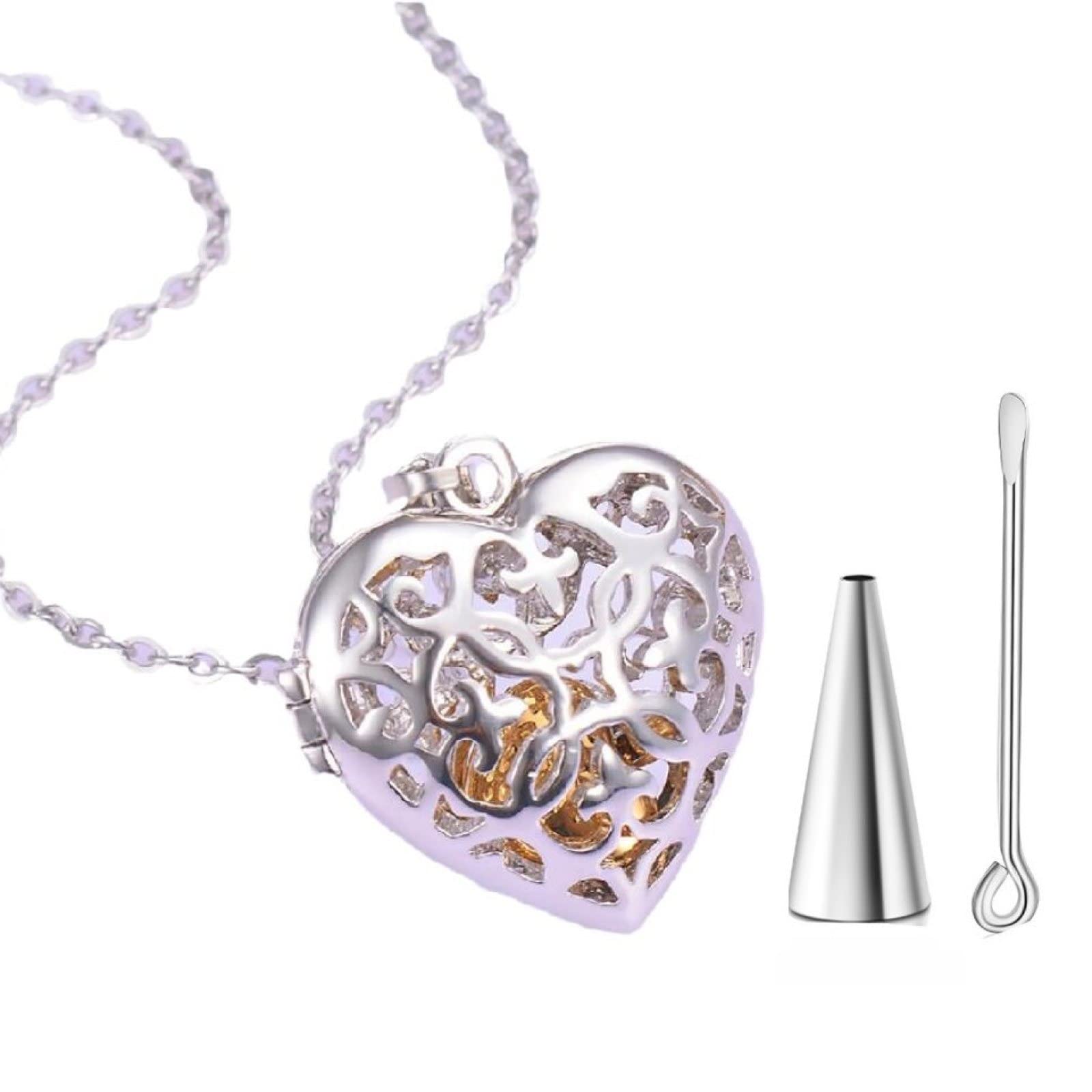 Collana con urna a forma di cuore - Italia