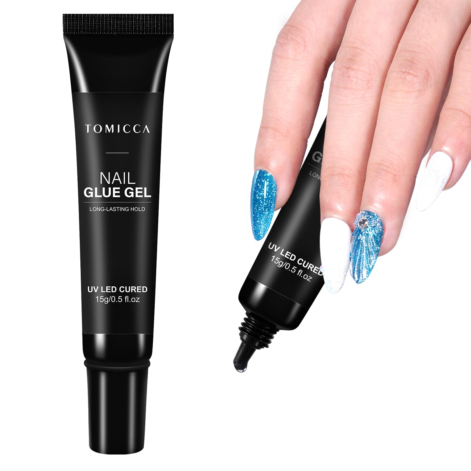 Amazon.co.jp: TOMICCA ネイルグルー ネイルチップ接着剤 ネイルチップ