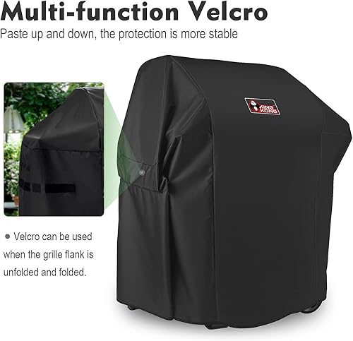 Miniatura 3 de 7139 - Funda para parrilla de gas Weber Spirit II 300 y Spirit 200 Series (con controles laterales montados), incluye cepillo, pinzas y termómetro