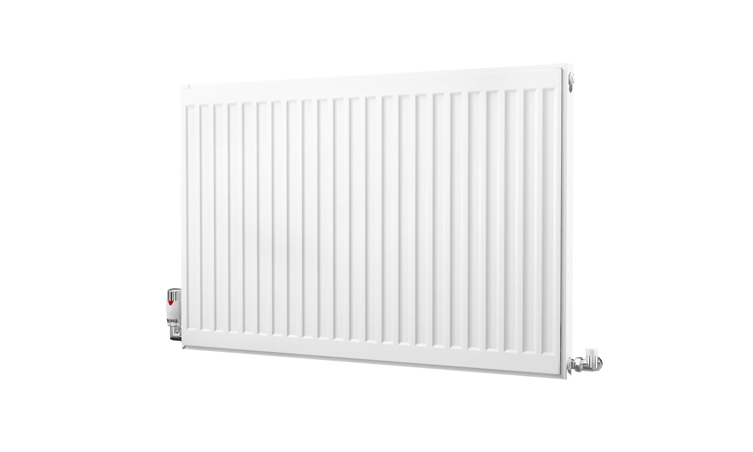 Kartell White Kompact Type 11 Single Panel Single Convector Radiator 600Mm X 900Mm
