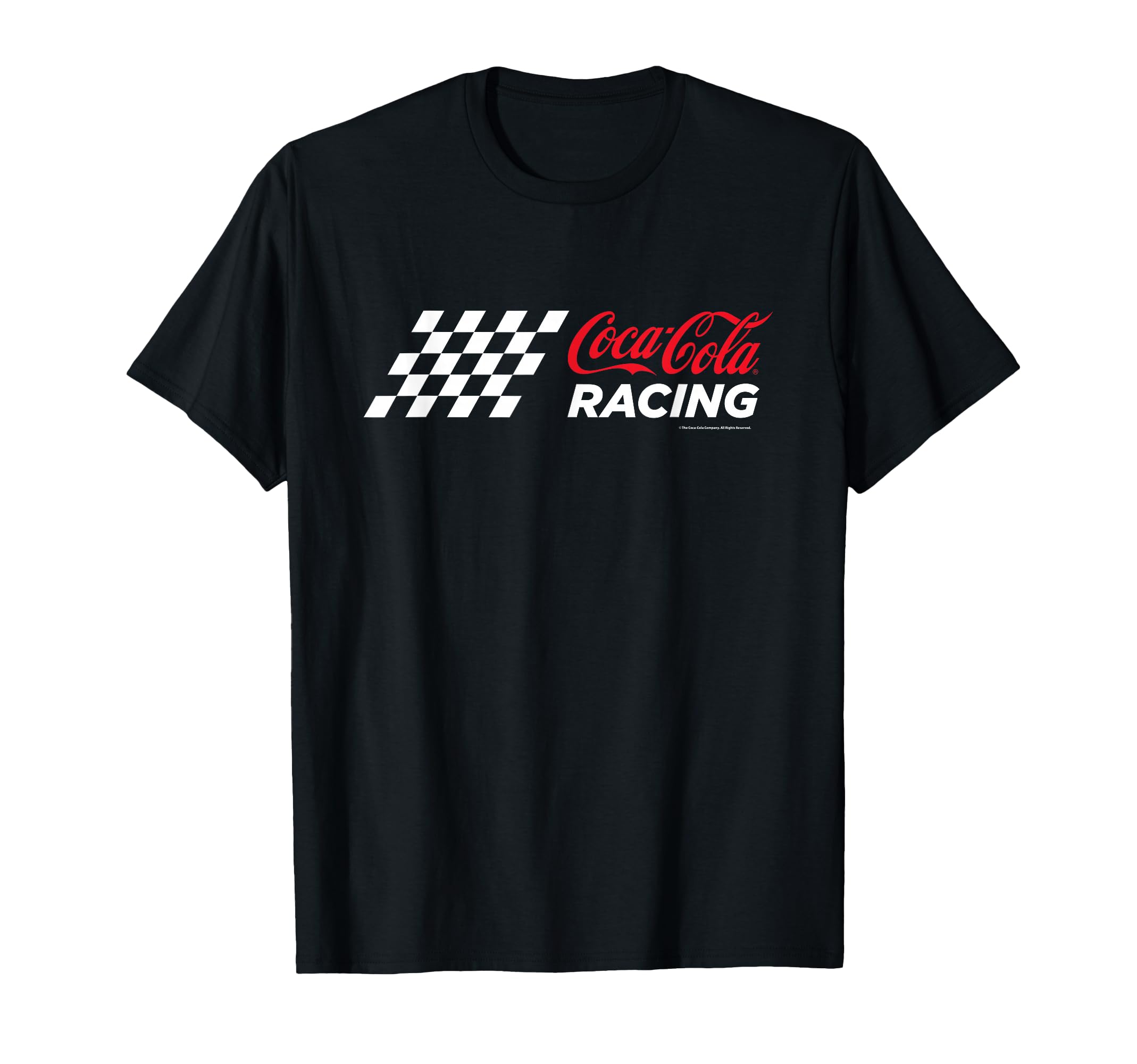 Coca-Cola Racing Finish Line Flag Banner T-Shirt