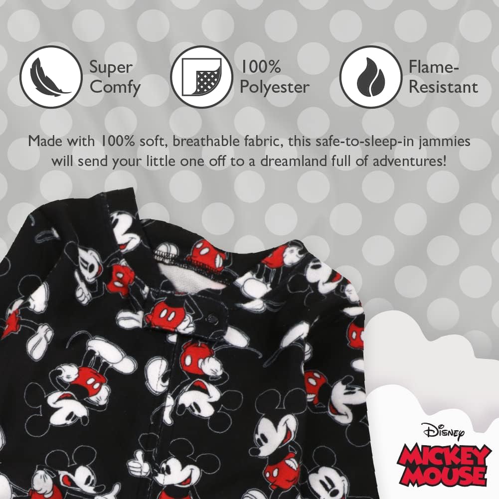 Miniatura 3 de Disney Baby Girls' Mickey Mouse One Piece Fleece