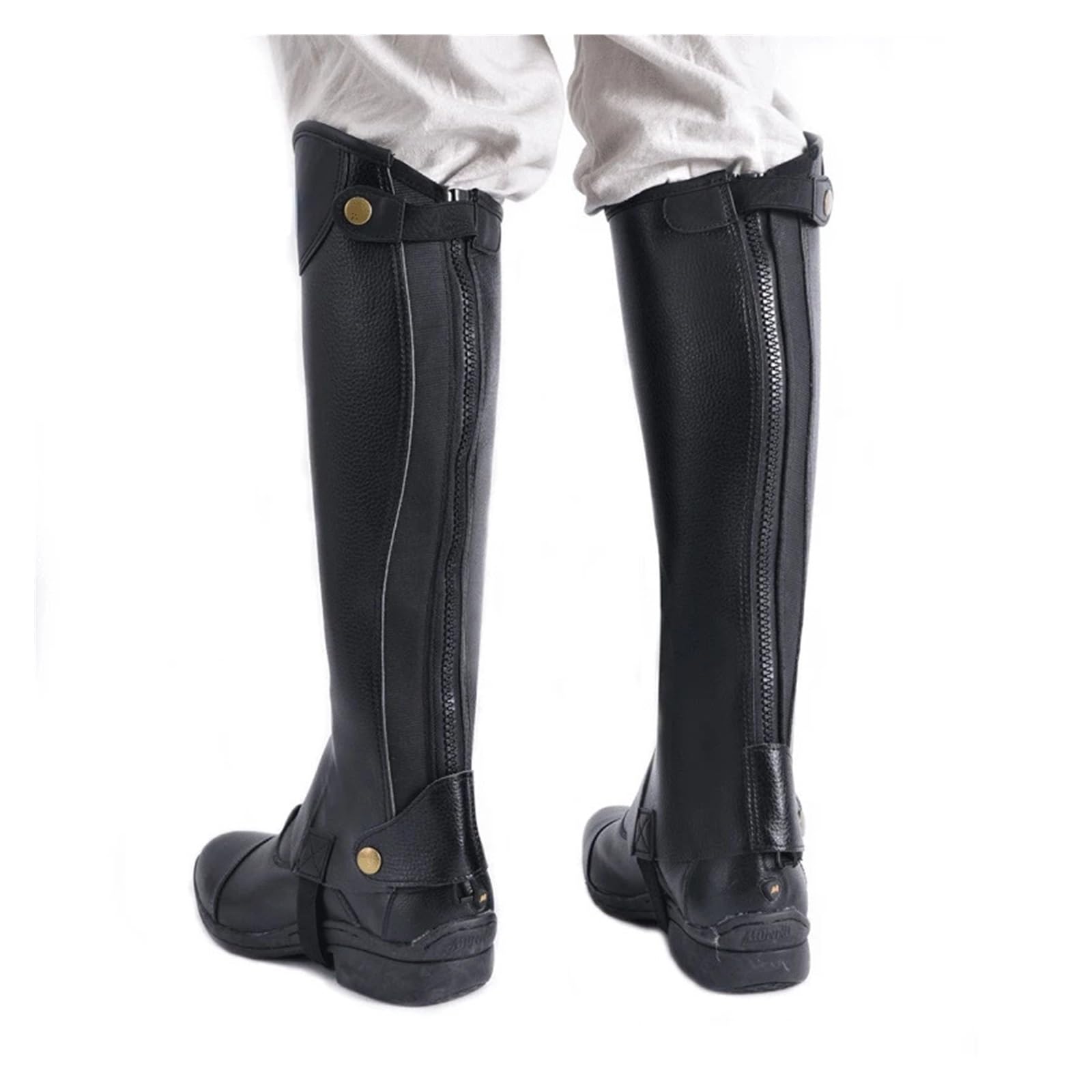 Reiten Half Chaps Reitsportbedarf Reitchaps Stiefelüberzug Mikrofaser-Leggings Reitgeschirr Reiter Ritterausrüstung
