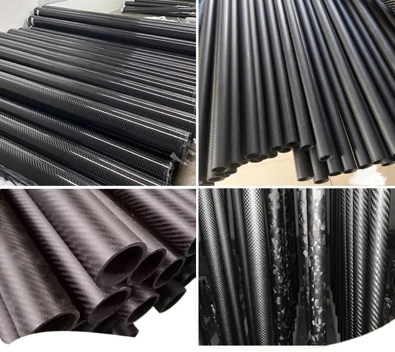 1pc twill carbon fiber tube(Matte,245MMX2PCS_18X16MM)