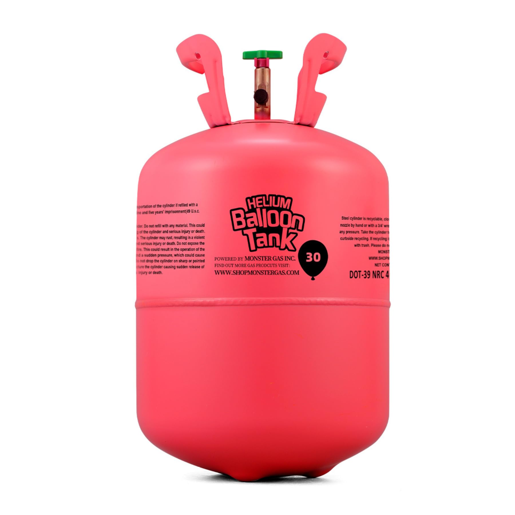 7L Helium Tank for Balloons at Home, Premium 99.99% Pure Helium Gas Kit, Inflates 30 9“Latex Balloons, Ideal for Birthdays, Weddings, Baby Showers, 1pcs