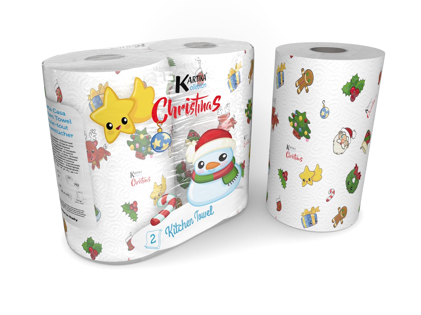 Kartika |Carta casa 2x70 2 veli Karitka Christmas