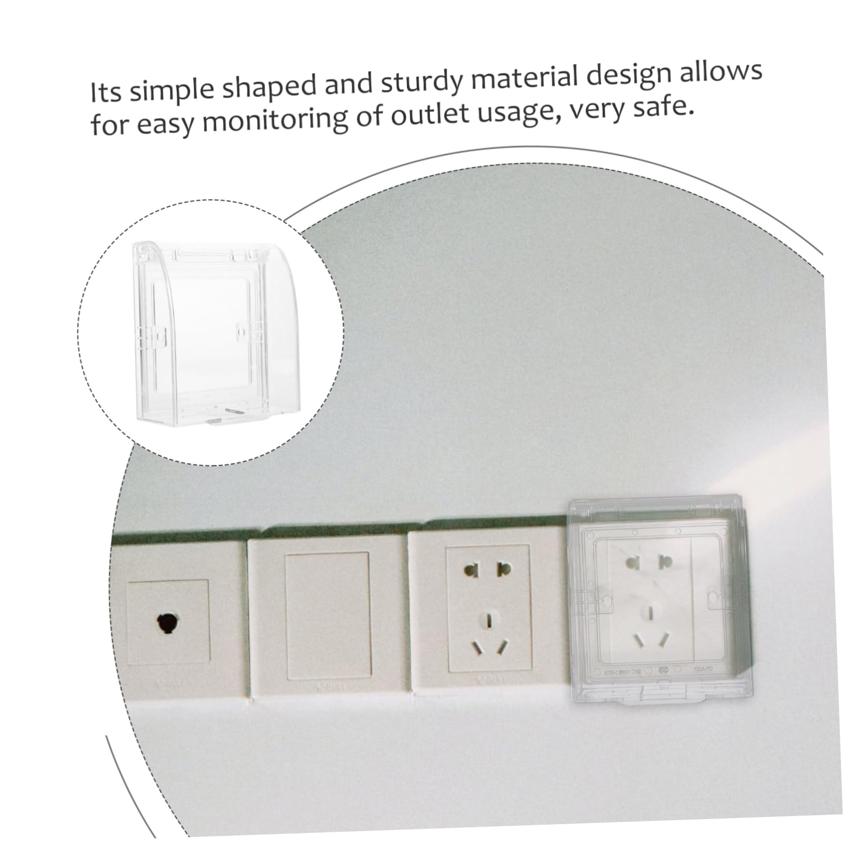 jojofuny 10pezzi Copertura Per Elettriche Protezione Per Coprischi Per Outlet Per e Monitoraggio Facile Standard