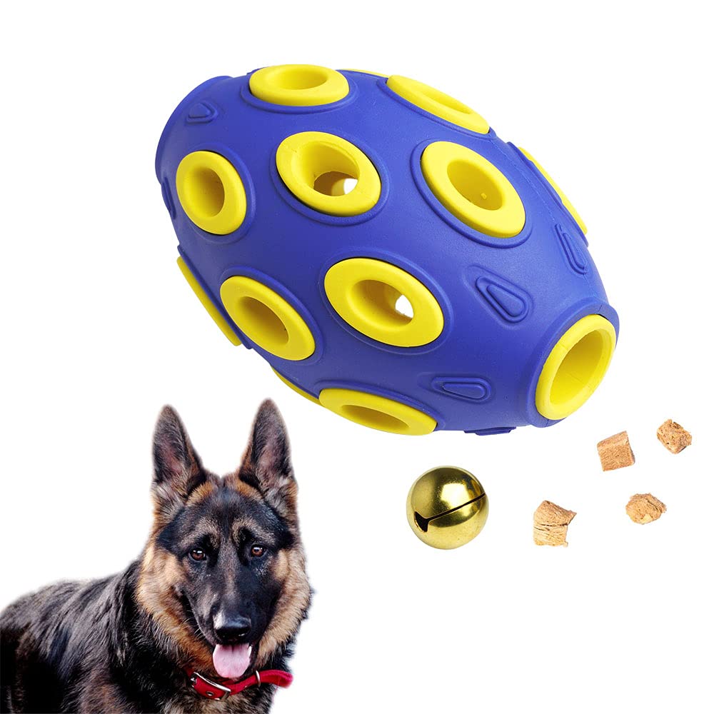 FONPOO Treat Dispensing Dog Toys, Squeaky Dog Toys for Aggressive Chewers