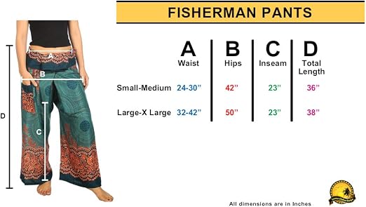 Thai Fisherman Pants Yoga Trousers 